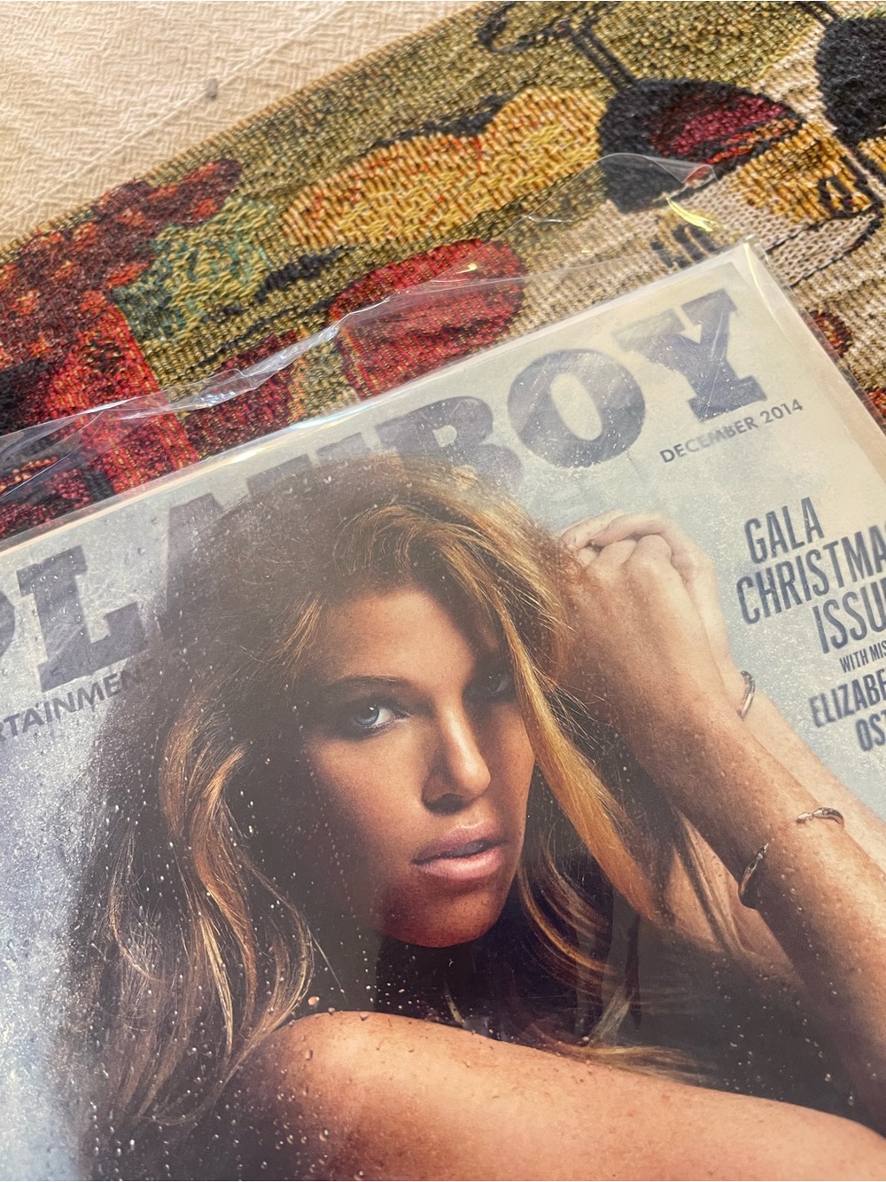 Playboy Magazine December 2014-Christmas Issue- Playmate Elizabeth Ostrander